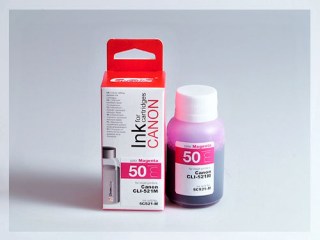 Samostatný purpurový inkoust pro doplnění originální cartridge Canon 521, CLI-521M