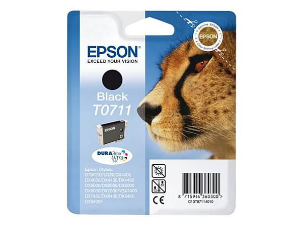 Originální inkoustová cartridge Epson T0711 pro inkoustové tiskárny Epson
