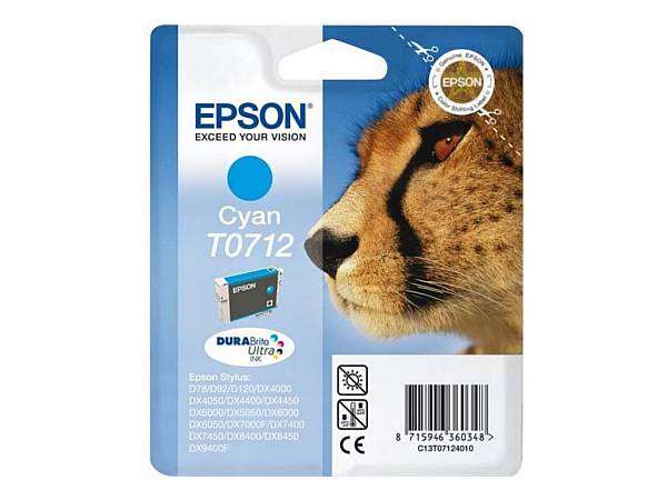 Originální inkoustová cartridge Epson T0712 pro inkoustové tiskárny Epson