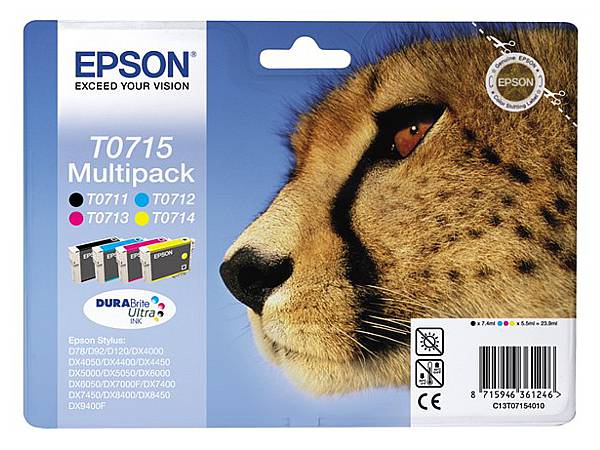 Originální inkoustová cartridge Epson T0715 pro inkoustové tiskárny Epson
